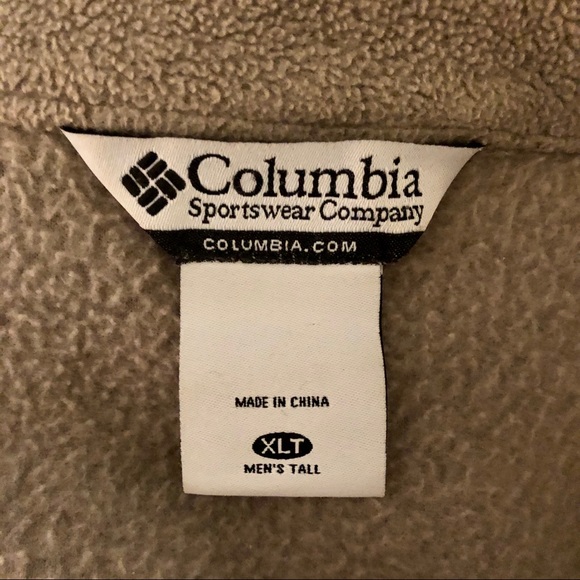 Columbia Gray Fleece Zip Front Vest - Picture 6 of 8